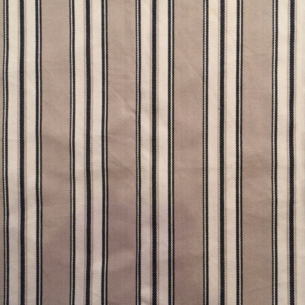 Vintage Laura Ashley Ticking Stripe Fabric